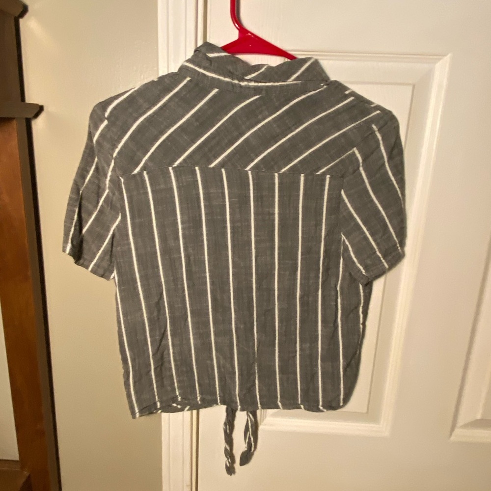 Striped button down top - Picture 3 of 3